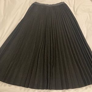 Babaton pleated midi skirt